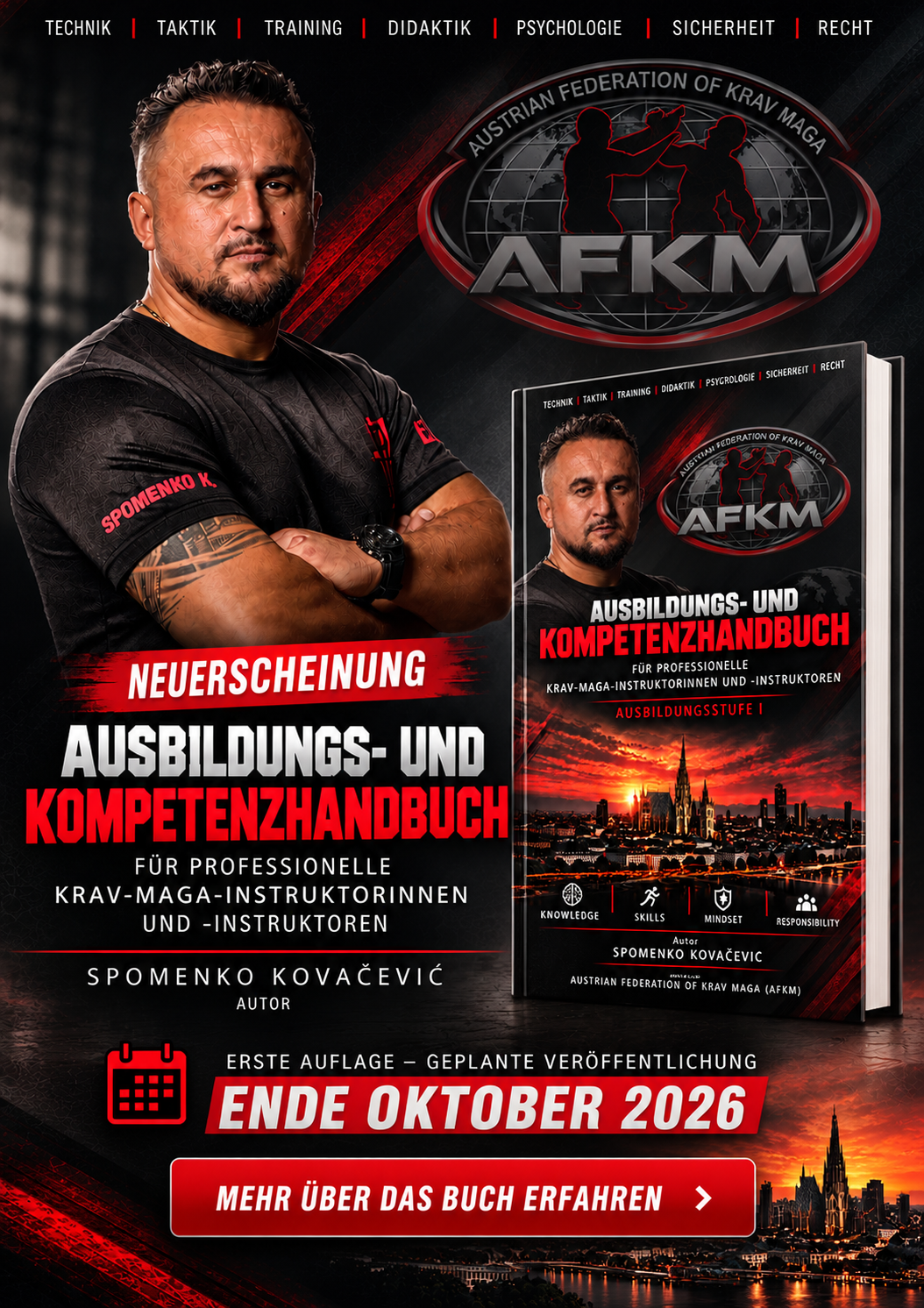 Ausbildungs- und Kompetenzhandbuch für professionelle Krav-Maga-Instruktorinnen und -Instruktoren – Spomenko Kovačević